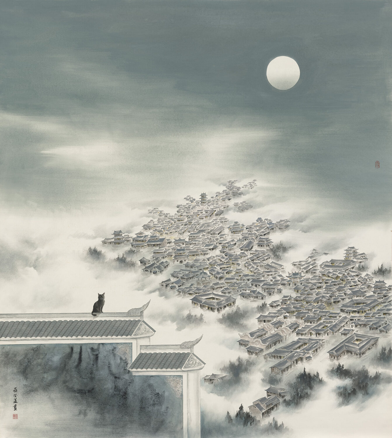 月下守望