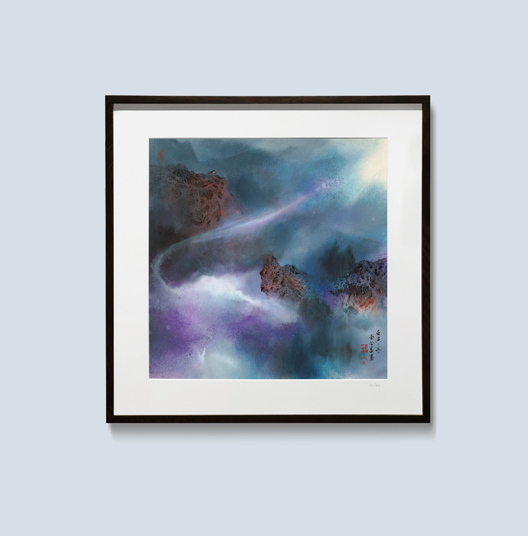 數位版畫方 銀河倒掛三石粱1