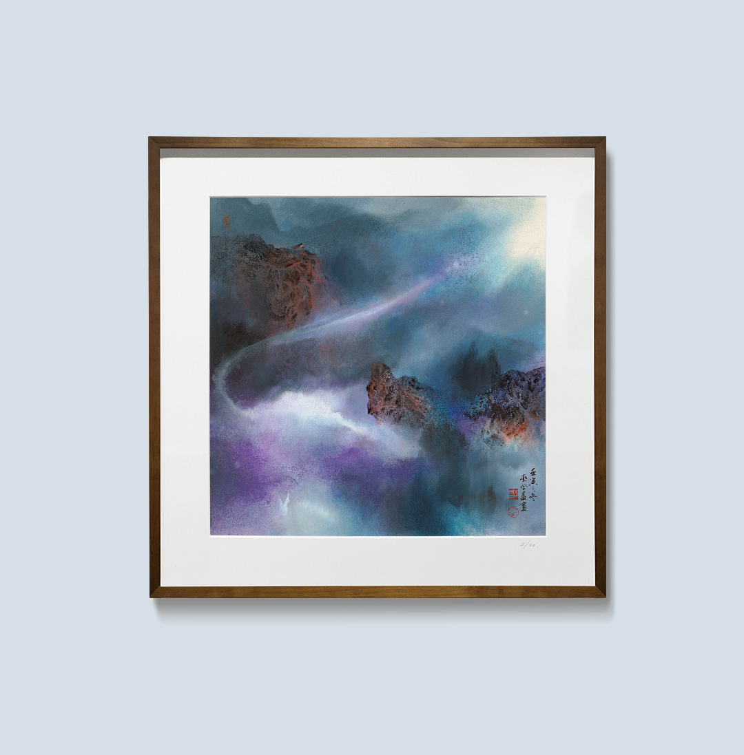 數位版畫方 銀河倒掛三石粱2